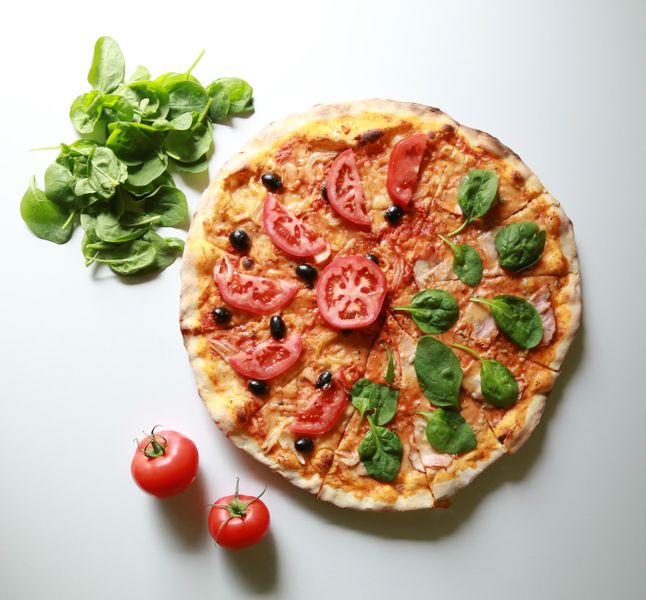 Pizza factory Instagram post — fresh food